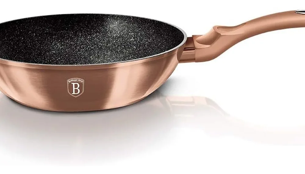Berlinger Haus Rosegold Copper Wok Pan 28 cm