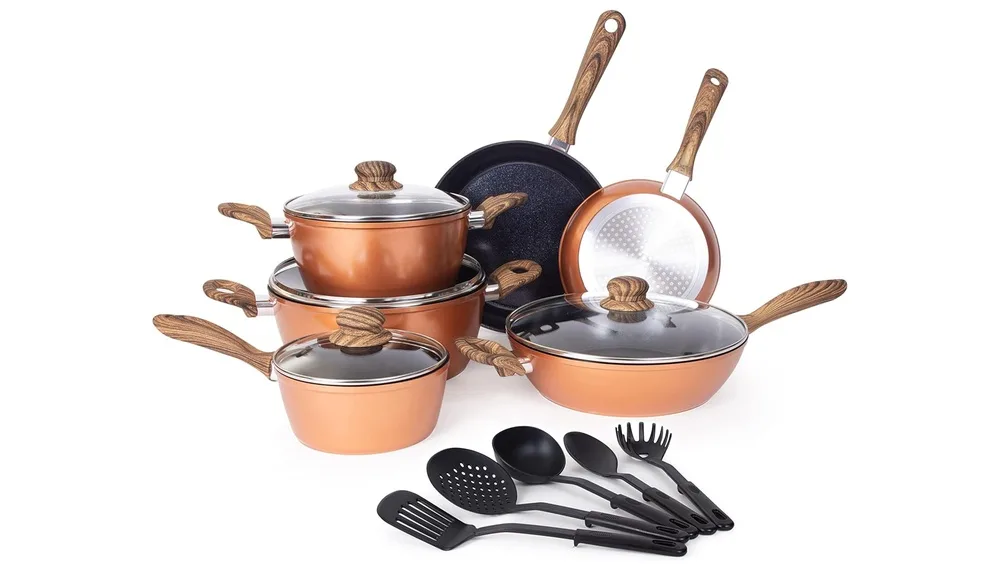 Ensemble de Casseroles et Poeles Antiadhesives Nuovva