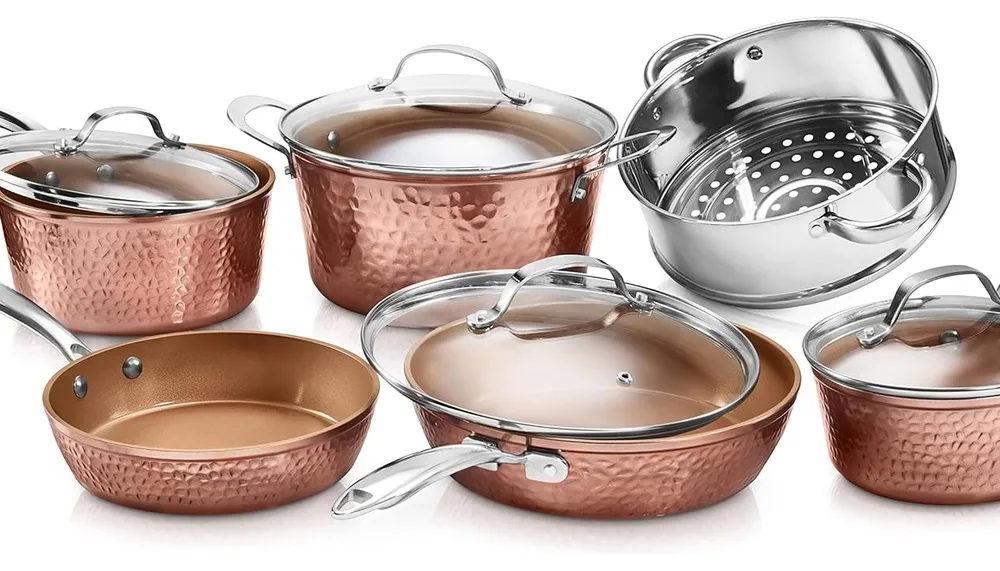 GOTHAM STEEL Hammered Collection 10 Piece Set