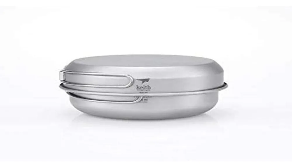 Keith Set de Casserole et Poele en Titane Ti6053